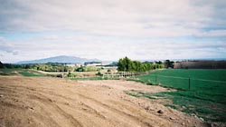 家の前から臨む景色